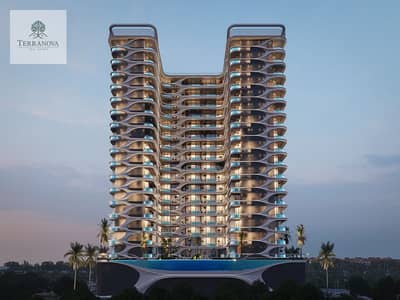 1 Schlafzimmer Wohnung zum zum Verkauf in Dubai Land Residence Complex (DLRC), Dubai - BluehourElevation. jpg 1 Schlafzimmer Wohnung zum zum Verkauf in Dubai Land Residence Complex (DLRC), Dubai - BluehourElevation. jpg