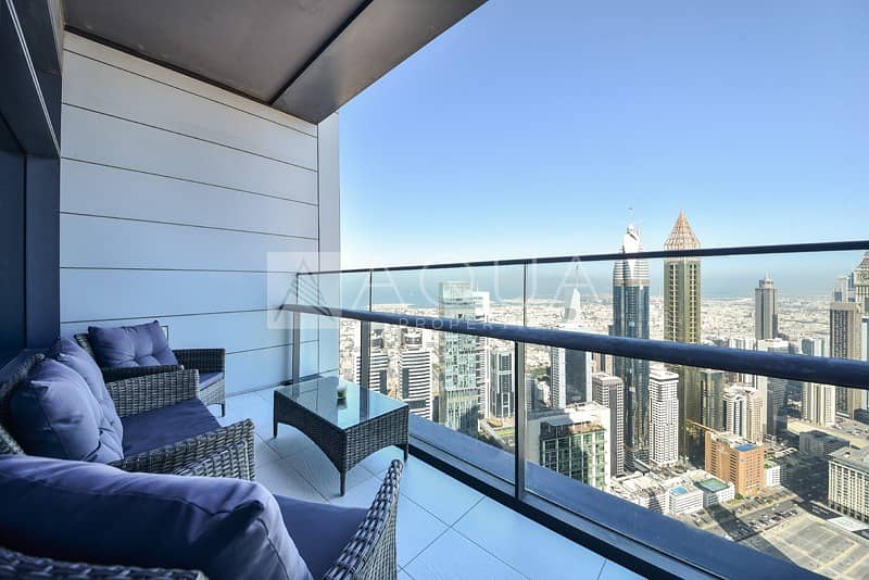 Best Layout with Balconies | DIFC Views | High Floor