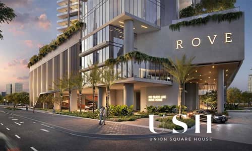 2 Bedroom Apartment for Sale in Business Bay, Dubai - irth_development-rove_home_marasi_drive-business_bay-cgi-001. jpg 2 Bedroom Apartment for Sale in Business Bay, Dubai - irth_development-rove_home_marasi_drive-business_bay-cgi-001. jpg