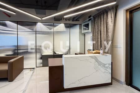 Office for Rent in Business Bay, Dubai - Fully Furnished | Luxury Fitout | Private Washroom Office for Rent in Business Bay, Dubai - Fully Furnished | Luxury Fitout | Private Washroom
