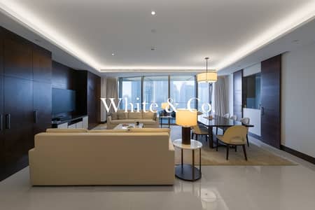 3 Bedroom Apartment for Rent in Downtown Dubai, Dubai - 3 bed + maid | Fully Furnished | Sky View