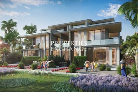 4 Schlafzimmer Townhouse zum zum Verkauf in DAMAC Lagoons, Dubai - Morocco Townhouse - 5 Bedroom Rear. jpg 4 Schlafzimmer Townhouse zum zum Verkauf in DAMAC Lagoons, Dubai - Morocco Townhouse - 5 Bedroom Rear. jpg
