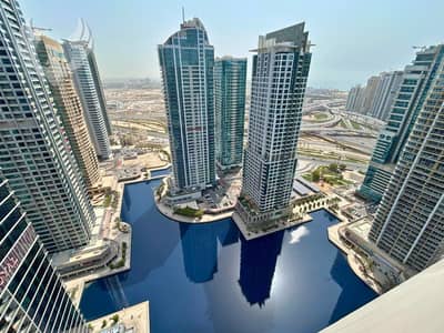 1 Bedroom Flat for Rent in Jumeirah Lake Towers (JLT), Dubai - Full Lake and Sea View | Furnished | High Floor 1 Bedroom Flat for Rent in Jumeirah Lake Towers (JLT), Dubai - Full Lake and Sea View | Furnished | High Floor