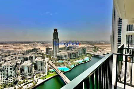 2 Bedroom Apartment for Rent in Dubai Creek Harbour, Dubai - Excellent Value | Branded building | High floor 2 Bedroom Apartment for Rent in Dubai Creek Harbour, Dubai - Excellent Value | Branded building | High floor