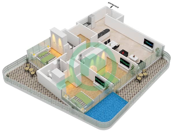 Type Premium Unit 4 Floor 26-46 Type Premium Unit 4 Floor 26-46