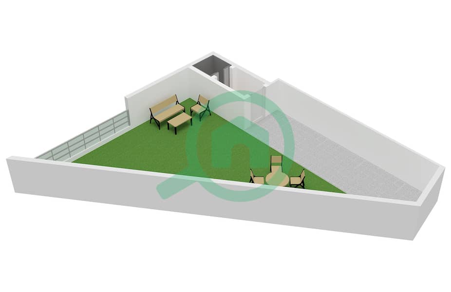 Type 5 Upper Floor Terra Tower - 3 Bedroom Apartment Type 5 Floor plan Type 5 Upper Floor interactive3D