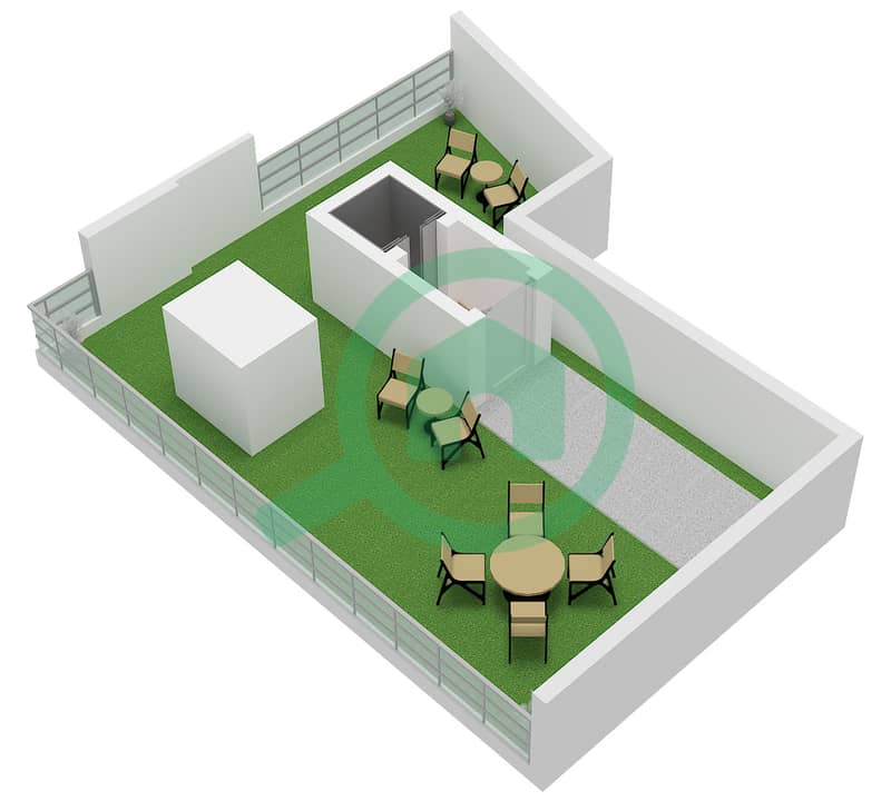 Type 7 Upper Floor Terra Tower - 3 Bedroom Apartment Type 7 Floor plan Type 7 Upper Floor interactive3D