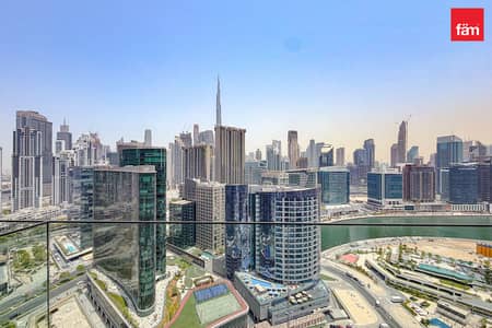 Studio for Rent in Business Bay, Dubai - Brand New | Burj Khalifa View | Connected To Mall