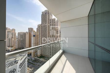 1 Bedroom Flat for Rent in Jumeirah Beach Residence (JBR), Dubai - Specious Layout | Full Sea View | High Floor