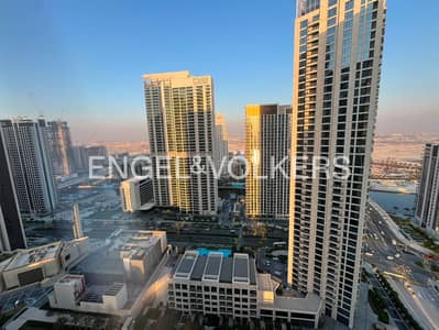 2 Bedroom Flat for Sale in Dubai Creek Harbour, Dubai - Higher Floor | Vacant | Creek Tower View