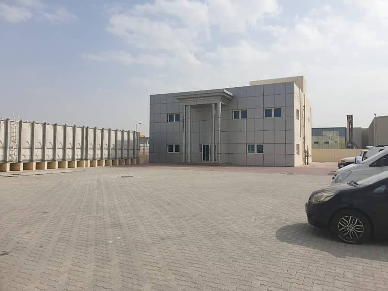 Huge Plot Warehouse with Office for Sale