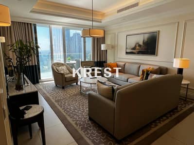 3 Bedroom Flat for Rent in Downtown Dubai, Dubai - 3BR + Maid | Kempinski BLVD | Burj Fountain Views 3 Bedroom Flat for Rent in Downtown Dubai, Dubai - 3BR + Maid | Kempinski BLVD | Burj Fountain Views