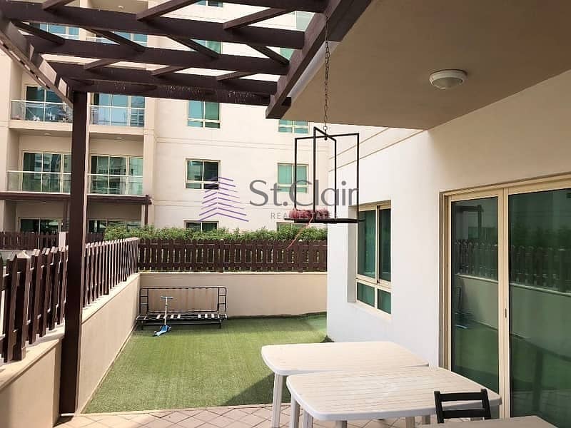 2BR+Study Rare Unit with Private Courtyard