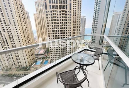 Studio for Rent in Dubai Marina, Dubai - High Floor | Marina View | Vacant
