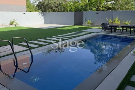 4 Bedroom Villa for Rent in Tilal City, Sharjah - Luxurious Villa | Private Garden and Pool | Vacant