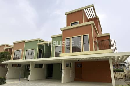 5 Slaapkamers Townhouse te Huur in DAMAC Lagoons, Dubai - Rijwoning in DAMAC Lagoons，Portofino, 5 slaapkamers, 205000 AED - 16164583