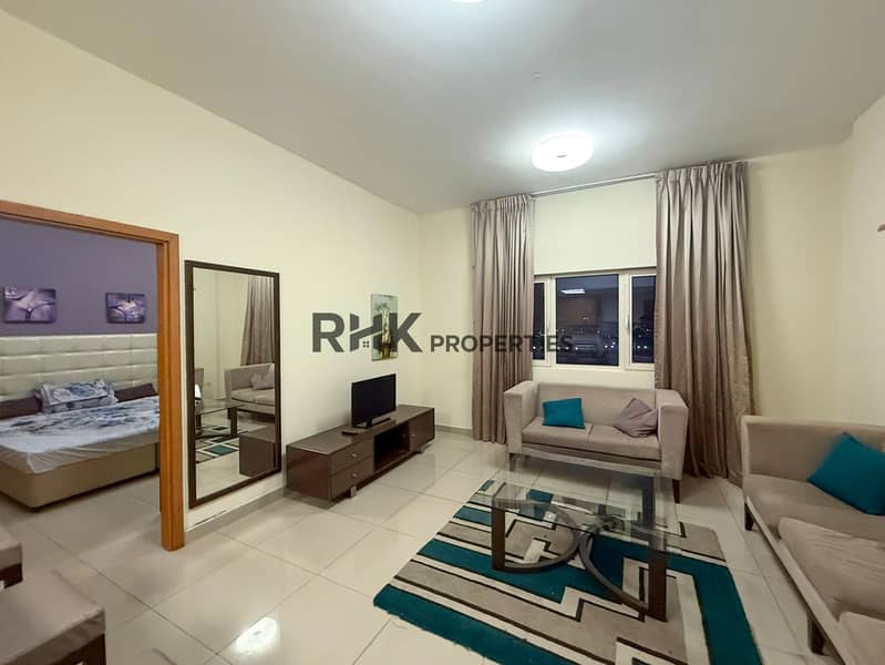 9 Furnished 1BR open living area with bedroom Suburbia Jebel Ali Dubai