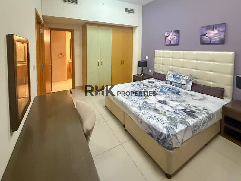 10 Master bedroom built-in wardrobe ensuite bathroom Suburbia B Jebel Ali apartment
