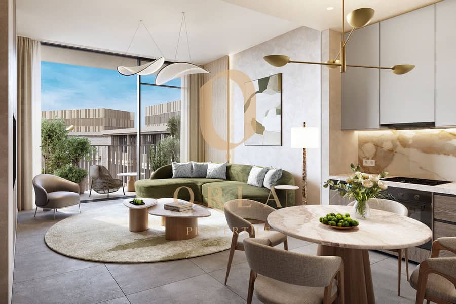 2 1BR - Kitchen and Living. jpg
