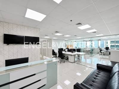 Office for Rent in Jumeirah Lake Towers (JLT), Dubai - High Floor Furnished | SZR & Lake View | Ready Office for Rent in Jumeirah Lake Towers (JLT), Dubai - High Floor Furnished | SZR & Lake View | Ready