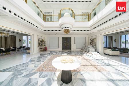 5 Bedroom Villa for Rent in Pearl Jumeirah, Dubai - Palace Style Interior I Lift I Two Swimming Pools