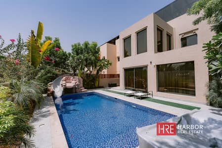 5 Bedroom Villa for Sale in Al Hamra Village, Ras Al Khaimah - Fully Furnished | Customized Swimming Pool | Partial Sea View