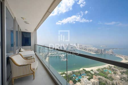 5 Bedroom Flat for Rent in Dubai Marina, Dubai - Hight Floor | Full Marina and Palm Views