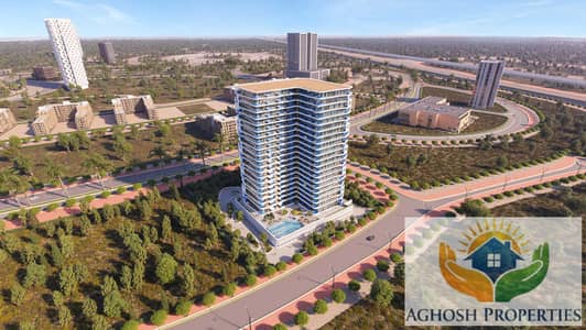 1 Schlafzimmer Wohnung zum zum Verkauf in Dubai Land Residence Complex (DLRC), Dubai - AerialView. jpg