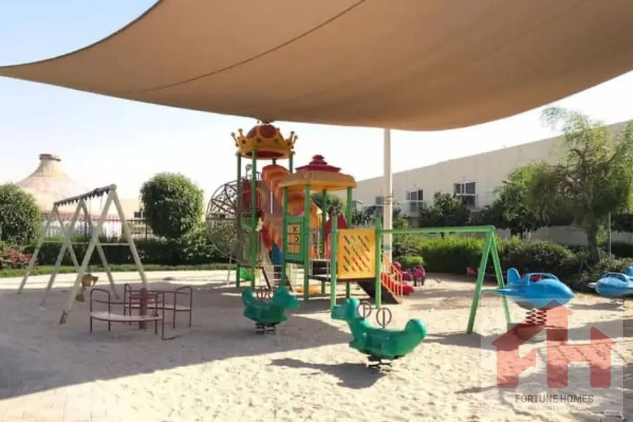 Warsan Villa 3Bedroom+Maid room Available for Rent in Good price, With Two parking area, Community Swimming pool, Gaded community. Gad