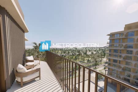 2 Bedroom Flat for Sale in Fahid Island, Abu Dhabi - High Floor 2BR | Corner Unit | Partial Sea View