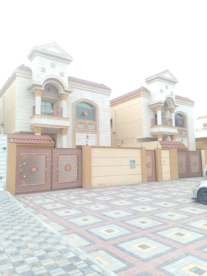 Villa for sale, deluxe stone finishing front, of the most luxurious design villas