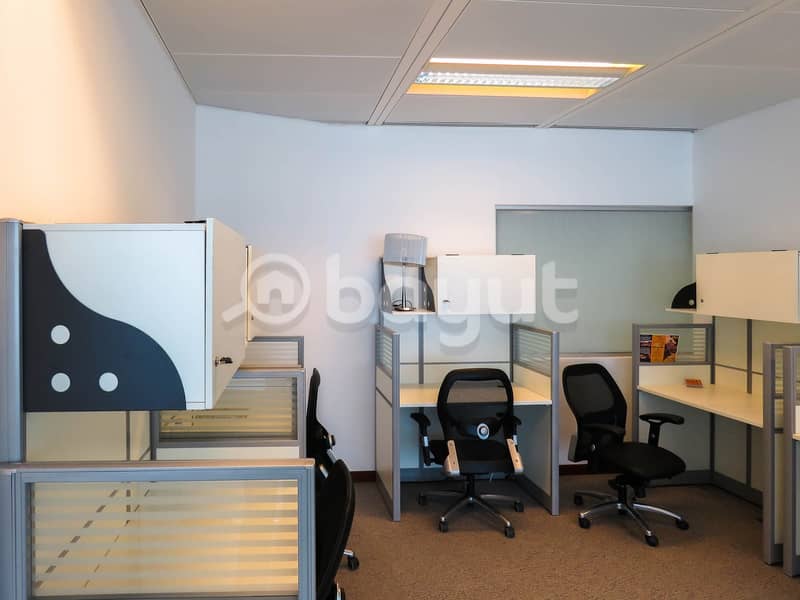 Stunning Flexi Desk Office with Fantastic Location | Fully Furnished| Fully Serviced|Near to Metro|with Tenancy Contract