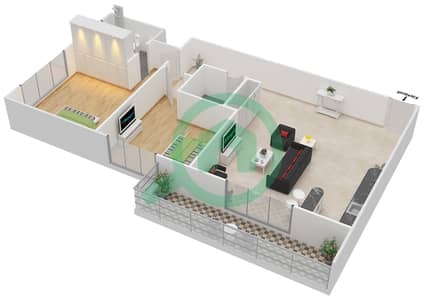 Giovanni Boutique Suites - 2 Bed Apartments Suite C Floor plan