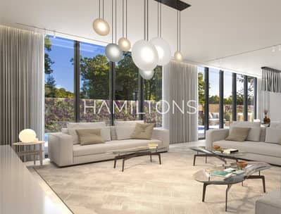 5 Slaapkamers Villa te Koop in Barashi, Sharjah - Living-Room-Render---Hayyan-by-Alef. jpg 5 Slaapkamers Villa te Koop in Barashi, Sharjah - Living-Room-Render---Hayyan-by-Alef. jpg