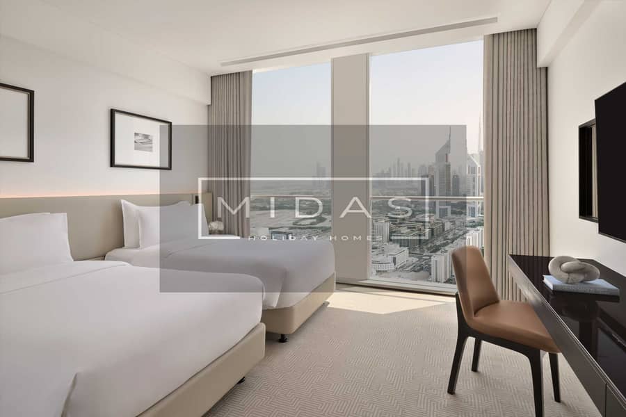 8 Three-Bedroom Apartment - Bedroom 2. JPG