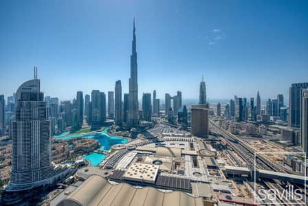 3 Bedroom Apartment for Rent in Downtown Dubai, Dubai - Burj Khalifa Views| High Floor| Serviced Residence