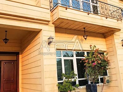 فیلا 7 غرف نوم للايجار في البطين، أبوظبي - Fantastic Value for 7 Bed pool villa | Balcony + Courtyard فیلا 7 غرف نوم للايجار في البطين، أبوظبي - Fantastic Value for 7 Bed pool villa | Balcony + Courtyard