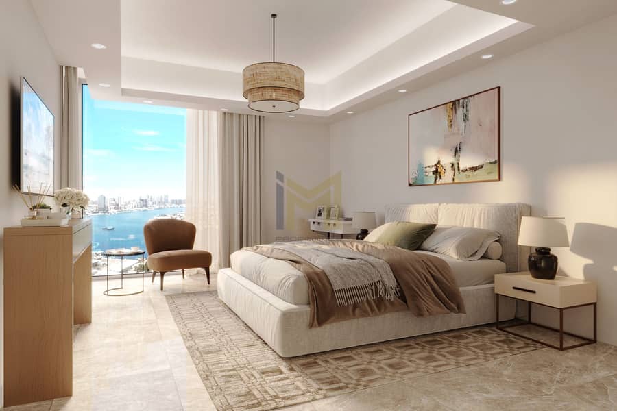10 Standard Apt Bedroom Ajman Creek Towers. jpg