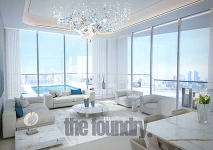 3 Cпальни Апартаменты Продажа в Дейра Айленд, Дубай - 05 3-Bedroom penthouse - living dining. jpg