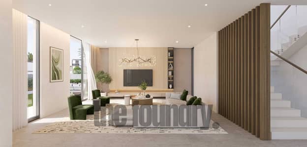 4 Slaapkamers Townhouse te Koop in Athlon by Aldar, Dubai - UA_Oasis_CGI01_Living&Dining-Dark_06_11_SPT. jpg