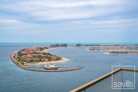 1 Bedroom Flat for Rent in Dubai Harbour, Dubai - Panoramic Palm & Marina View | Rare Corner Layout