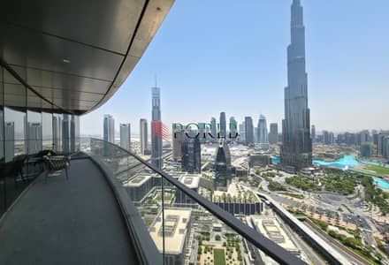 2 Bedroom Apartment for Rent in Downtown Dubai, Dubai - Full Burj Khalifa View || High Floor || Vacant