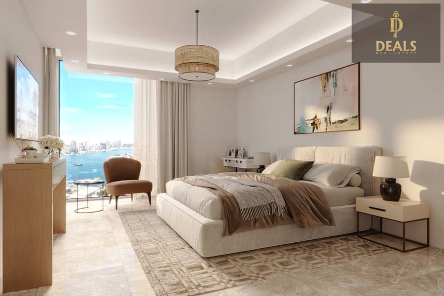 3 Standard Apt Bedroom Ajman Creek Towers. jpg
