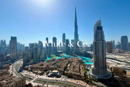 2 Bedroom Apartment for Sale in Downtown Dubai, Dubai - Rare 2 Bed | Full Burj | Fountain View