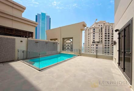 4 habitaciones Penthouse para en Alquiler en Jumeirah Beach Residence (JBR), Dubai - Ático en Jumeirah Beach Residence (JBR)，Sadaf，Sadaf 2, 4 dormitorios, 494999 AED - 16208338