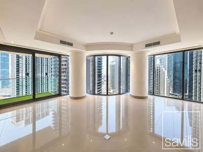 2 Bedroom Apartment for Rent in Downtown Dubai, Dubai - Burj & Fountain View | Vacant | Large Layout
