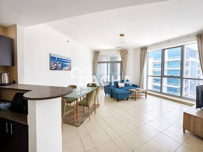 2 Bedroom Flat for Rent in Dubai Marina, Dubai - Furnished 2-BR | High Floor | Ready to Move in