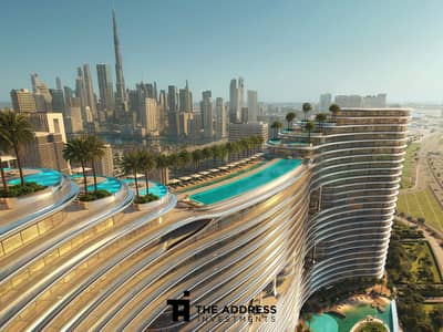 Appartement de 1 chambre à à vendre à Business Bay, Dubai - Aquarise Exterior-8. jpg