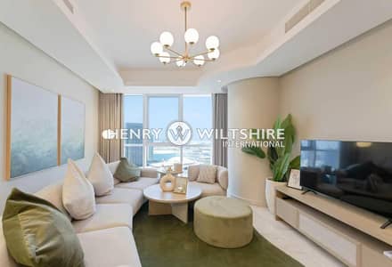 3 Bedroom Flat for Rent in Al Reem Island, Abu Dhabi - 2 payments | ADGM views | Furnished 2 bedroom home