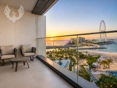 2 Bedroom Apartment for Rent in Jumeirah Beach Residence (JBR), Dubai - Skyline Retreat | Luxurious sea view | Beachside
